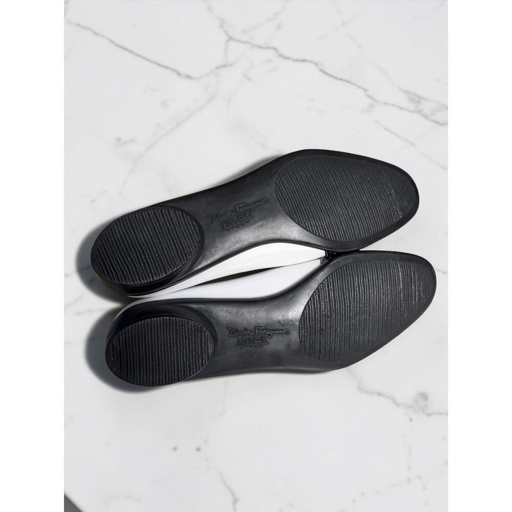 Salvatore Ferragamo Oxford Ballet Flat Size 8C - Picture 6 of 10